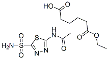CAS 登录号：111261-83-7， 乙酰唑胺己二酸乙酯盐