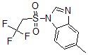 CAS 登录号：111317-77-2， 5-甲基-1-(2,2,2-三氟乙基磺酰基)苯并咪唑