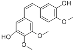 CAS 登录号：111394-45-7， 5-[(Z)-2-(3-羟基-4-甲氧基苯基)乙烯基]-2,3-二甲氧基苯酚