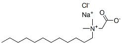 CAS 登录号：11140-78-6， N-(羧甲基)-N,N-二甲基-1-十二烷基氯化铵钠盐(1:1:1)