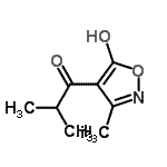 CAS 登录号：111461-02-0， 1-(5-羟基-3-甲基-1,2-恶唑-4-基)-2-甲基-1-丙酮