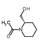 CAS 登录号：111479-22-2， 1-[(2S)-2-(羟基甲基)-1-哌啶基]乙酮