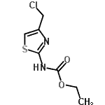 CAS 登录号：111608-52-7， 乙基[4-(氯甲基)-1,3-噻唑-2-基]氨基甲酸酯