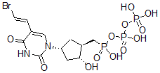 CAS#: 111634-67-4, Carbocyclic 5-(2-Bromovinyl)-2'-Deoxyuridine 5'-Triphosphate
