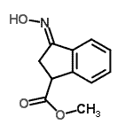 CAS 登录号：111634-90-3， 甲基(3E)-3-(羟基亚胺)-1-茚满羧酸酯