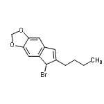 CAS#: 111676-57-4, 5-Bromo-6-Butyl-5H-Indeno[5,6-d][1,3]Dioxole