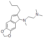 CAS 登录号：111676-86-9， 2-丁基-1-(N-甲基-N-(2-(N',N'-二甲基氨基)乙基)氨基)-5,6-亚甲二氧基茚