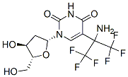 CAS 登录号：111712-54-0， 5-(2-氨基六氟丙-2-基)-2'-脱氧尿苷