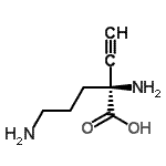 CAS 登录号：111714-49-9， 2-乙炔基-D-鸟氨酸