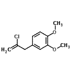 CAS 登录号：111860-79-8， 4-(2-氯-2-丙烯-1-基)-1,2-二甲氧基苯