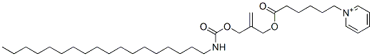 CAS#: 111878-48-9, 2-(Octadecylcarbamoyloxymethyl)Prop-2-Enyl 6-Pyridin-1-Ium-1-Ylhexanoate Bromide