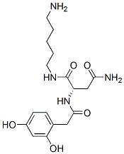 CAS 登录号：112111-38-3， (2S)-N-(5-氨基戊基)-2-[[2-(2,4-二羟基苯基)乙酰基]氨基]丁二酰胺