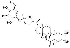 CAS#: 112172-82-4, Ecdysone 25-O-glucopyranoside