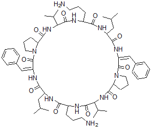 CAS#: 112209-92-4, (4,4'-Dehydrophenylalanine)Gramicidin S