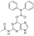 CAS#: 112233-74-6, N,N-Diphenyl-Carbamic Acid 2-(Acetylamino)-9H-Purin-6-Yl Ester