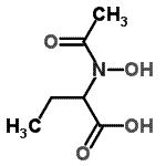 CAS 登录号：112240-09-2， 2-[乙酰基(羟基)氨基]丁酸