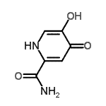 CAS 登录号：112334-81-3， 5-羟基-4-氧代-1,4-二氢-2-吡啶甲酰胺