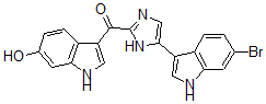 CAS#: 112515-44-3, [4-(6-Bromo-1H-Indol-3-Yl)-3H-Imidazol-2-Yl]-(6-Hydroxy-1H-Indol-3-Yl)Methanone