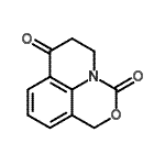 CAS 登录号：112646-14-7， 5,6-二氢-1H,7H-[1,3]恶嗪并[5,4,3-Ij]喹啉-3,7-二酮