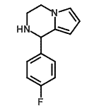 CAS 登录号：112767-38-1， 1-(4-氟苯基)-1,2,3,4-四氢吡咯并[1,2-a]吡嗪