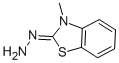 CAS 登录号：1128-67-2， 3-甲基-1,3-苯并噻唑-2-酮腙盐酸盐