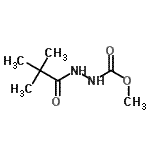 CAS 登录号：112800-02-9， 甲基2-(2,2-二甲基丙烷酰基)肼羧酸酯