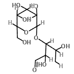 CAS 登录号：112828-69-0， 2,4-二羟基-3-[3,4,5-三羟基-6-(羟基甲基)四氢吡喃-2-基]氧基-戊醛