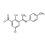 CAS 登录号：112932-69-1， 4-氯-2-[(1E)-N-(4-甲基苯基)亚氨代乙酰]-6-硝基苯酚