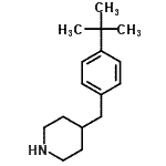 CAS 登录号：112937-99-2， 4-[4-(2-甲基-2-丙基)苄基]哌啶