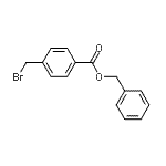 CAS 登录号：113100-79-1， 苄基4-(溴甲基)苯甲酸酯