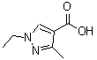 CAS#: 113131-46-7, 1-Ethyl-3-Methyl-1H-Pyrazole-4-Carboxylic Acid