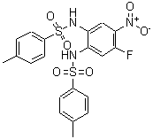 CAS#: 113269-03-7, N,N'-(4-Fluoro-5-Nitro-1,2-Phenylene)Bis(4-Methylbenzenesulfonamide)