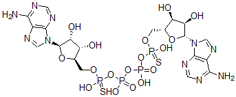 CAS 登录号：113270-27-2， P(1),P(4)-二(5'-腺苷)-1,4-二硫代四联磷酸酯