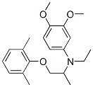 CAS 登录号：113346-50-2， N-[2-(3,4-二甲氧基苯基)乙基]-1-(2,6-二甲基苯氧基)丙-2-胺