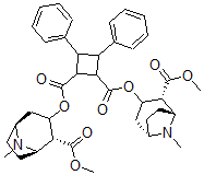 CAS#: 113350-52-0, Bis[(1R,2R,5S)-2-Methoxycarbonyl-8-Methyl-8-Azabicyclo[3.2.1]Octan-3-Yl] 3,4-Di(Phenyl)Cyclobutane-1,2-Dicarboxylate