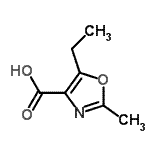 CAS#: 113366-75-9, 5-Ethyl-2-Methyl-1,3-Oxazole-4-Carboxylic Acid