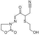 CAS#: 113411-11-3, (5Z)-3-(2-Hydroxyethylsulfanyl)-4-Oxo-5-[(2-Oxo-1,3-Oxazolidin-3-Yl)Imino]Pentanenitrile
