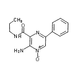 CAS 登录号：113424-67-2， 3-氨基-6-苯基-N-丙基-2-吡嗪甲酰胺4-氧化物