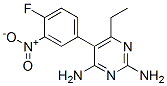 CAS 登录号：113494-35-2， 6-乙基-5-(4-氟-3-硝基苯基)嘧啶-2,4-二胺