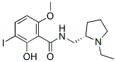 CAS#: 113716-48-6, N-[[(2S)-1-Ethylpyrrolidin-2-Yl]Methyl]-2-Hydroxy-3-Iodo-6-Methoxybenzamide