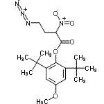 CAS#: 113719-06-5, 4-Methoxy-2,6-Bis(2-Methyl-2-Propanyl)Phenyl 4-Azido-2-Nitrobutanoate