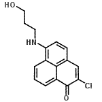 CAS#: 113722-81-9, 2-Chloro-6-[(3-Hydroxypropyl)Amino]-1H-Phenalen-1-One