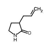 CAS 登录号：113789-91-6， 3-烯丙基-2-吡咯烷酮