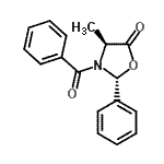 CAS#: 113806-28-3, (2R,4S)-3-Benzoyl-4-Methyl-2-Phenyl-1,3-Oxazolidin-5-One