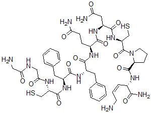 CAS 登录号：113846-97-2， 2-甘氨酰-9-去-甘氨酰-2-苯丙氨酰-8-鸟氨酰-加压素