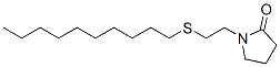 CAS#: 113855-10-0, 1-(2-(Decylthio)Ethyl)Azacyclopentane-2-One