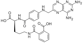 CAS 登录号：113857-87-7， 2-[[(4S)-4-羧基-4-[[4-[(2,4-二氨基蝶啶-6-基)甲基氨基]苯甲酰基]氨基]丁基]氨基甲酰]苯甲酸