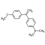 CAS 登录号：113915-67-6， 4-[1-(4-甲氧基苯基)乙烯基]-N,N-二甲基苯胺