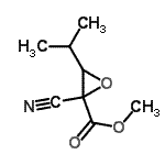 CAS 登录号：113966-64-6， 甲基2-氰基-3-异丙基-2-环氧乙烷羧酸酯