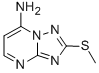 CAS 登录号：113967-74-1， 2-(甲硫基)-[1,2,4]三唑并[1,5-a]嘧啶-7-胺